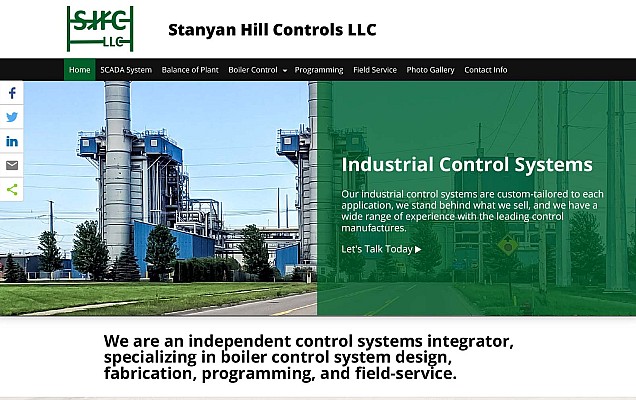 Stanyan Hill Controls LLC Website