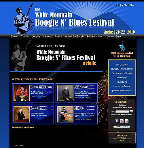 Boogie 'N Blues Website