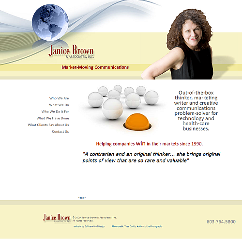Janice Brown Website